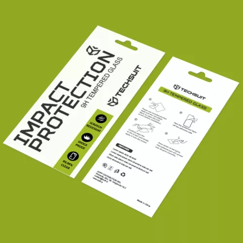 Techsuit - 111D Teljes Borítású / Teljes Ragasztású Üveg - iPhone 15 Pro Max - Fekete üvegfólia