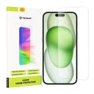 Techsuit - Tiszta látás üveg - iPhone 15 Plus / iPhone 15 Pro Max / iPhone 16 Plus - Átlátszó üvegfólia