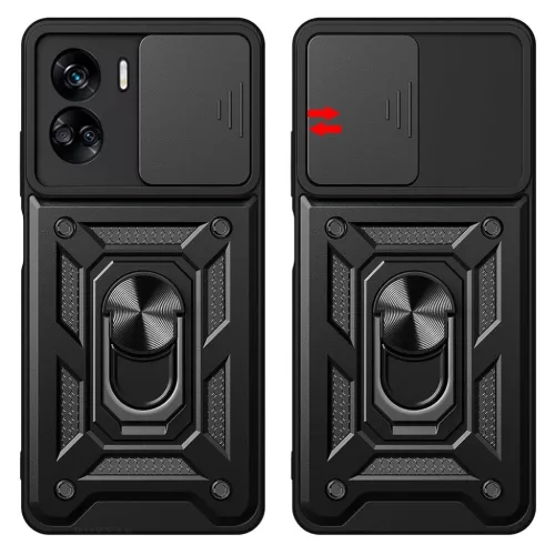 Techsuit - CamShield sorozat - Honor 90 Lite - Fekete tok