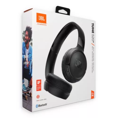 JBL Tune 520BT Bluetooth Fejhallgató Fekete