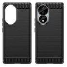 Techsuit - Karbon Szilikon - Honor 90 / Honor 80 - Fekete tok