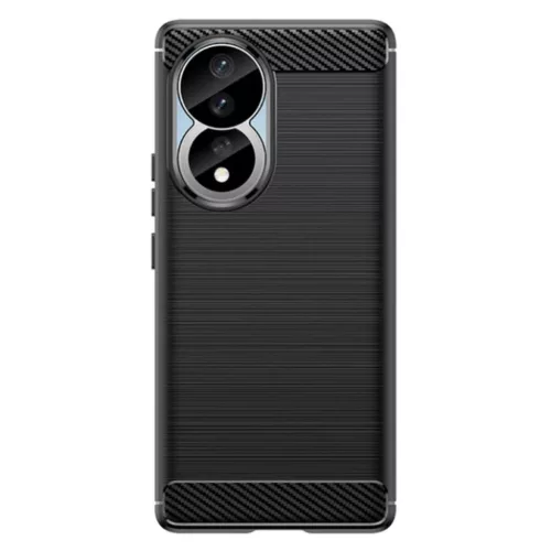Techsuit - Karbon Szilikon - Honor 90 / Honor 80 - Fekete tok