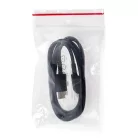 Samsung EP-DX310JBE USB-C - USB-C 3A kábel 1.8m (Bulk - csere csomagolásban) - fekete