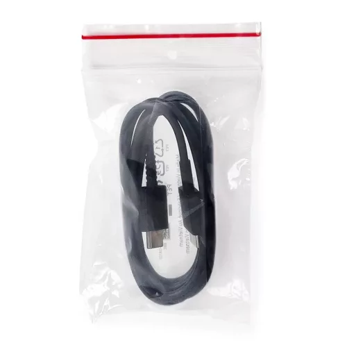 Samsung EP-DX310JBE USB-C - USB-C 3A kábel 1.8m (Bulk - csere csomagolásban) - fekete