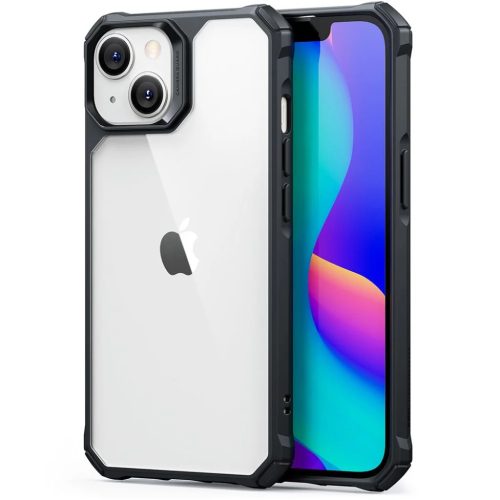 iPhone 14 Plus átlátszó/fekete ESR Air Armor tok
