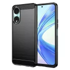 Techsuit - Szén Szilikon - Honor X7b / X7b 5G / 90 OKOS - Fekete tok