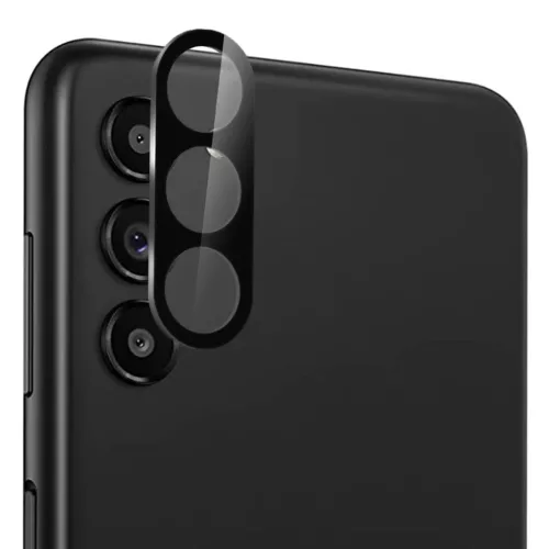 Techsuit - Teljes Kameraüveg - Samsung Galaxy S24 - Fekete üvegfólia