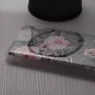 Techsuit - Márvány Sorozat - Honor Magic6 Lite - Ruth Szürke Virága tok