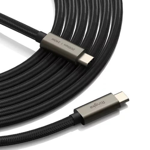 Ringke Usb 3.2 Gen 2x2 Type-c Kábel Pd240w 200cm Fekete