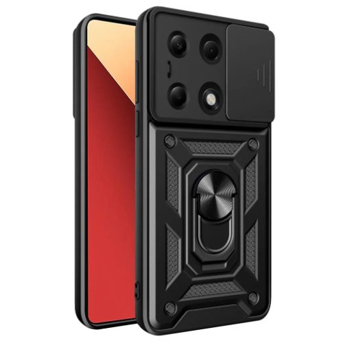 Techsuit - CamShield sorozat - Xiaomi Redmi Note 13 Pro 4G / Poco M6 Pro 4G - Fekete tok