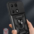 Techsuit - CamShield sorozat - Xiaomi Redmi Note 13 Pro 4G / Poco M6 Pro 4G - Fekete tok