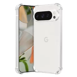   Techsuit - Ütésálló Átlátszó Szilikon - Google Pixel 9 Pro - Átlátszó tok