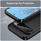 Techsuit - Szén-szilikon - Google Pixel 9 Pro / 9 - Fekete tok