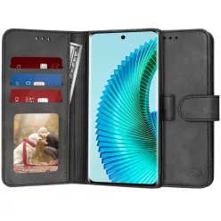 Techsuit - Naplófüzet - Honor Magic6 Lite - Fekete tok