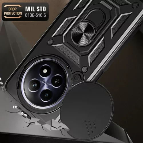 Techsuit - CamShield sorozat - Honor Magic6 Pro - Fekete tok
