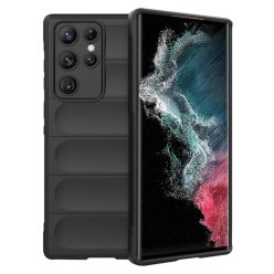   Techsuit - Mágikus Pajzs - Samsung Galaxy S22 Ultra 5G - Fekete tok