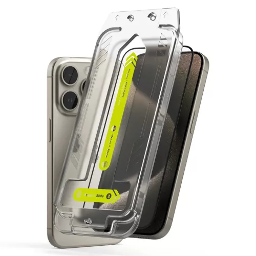 iPhone 15 Pro Max Ringke - Easy Slide Tempered Glass (2 csomag) - Átlátszó üvegfólia