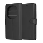 Techsuit - Bőr Folio - Honor Magic6 Pro - Fekete tok