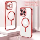 Techsuit - Luxus Kristály MagSafe - iPhone 13 Pro - Piros tok
