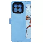 Techsuit - FlipCraft - Honor X8b - Élénk Kék tok