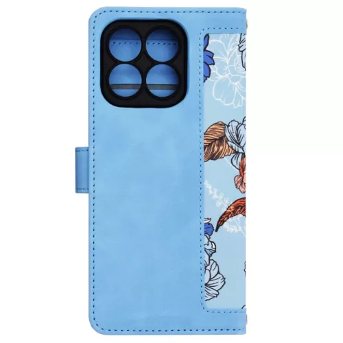 Techsuit - FlipCraft - Honor X8b - Élénk Kék tok