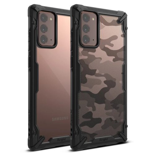 Ringke Fusion X tok Samsung Note 20 terepmintás fekete (XDSG0035)