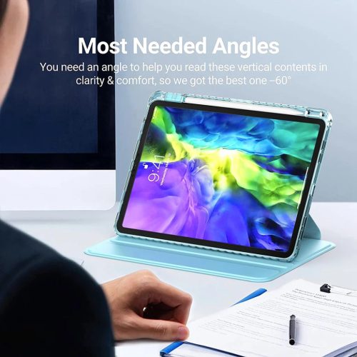 Techsuit - Kristály Tiszta - iPad Pro 11 (2024) - Fekete tok