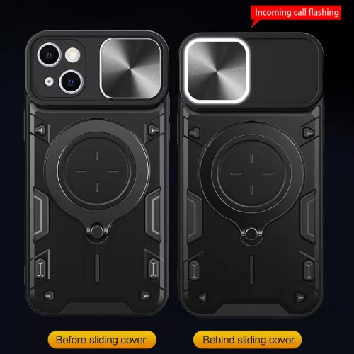 Techsuit - CamGuard Pro - iPhone 16 - Rózsaarany tok