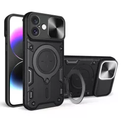 Techsuit - CamGuard Pro - iPhone 16 Plus - Fekete tok