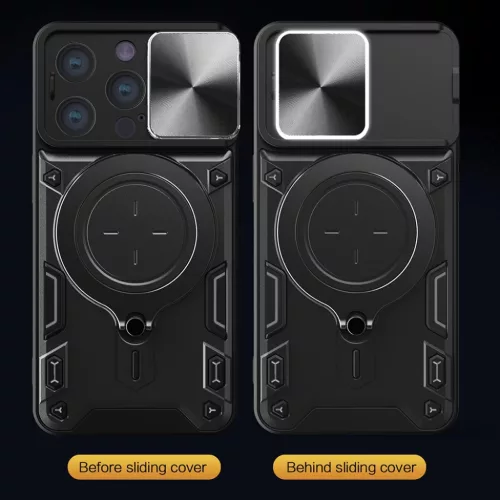 Techsuit - CamGuard Pro - iPhone 16 Pro - Kék tok