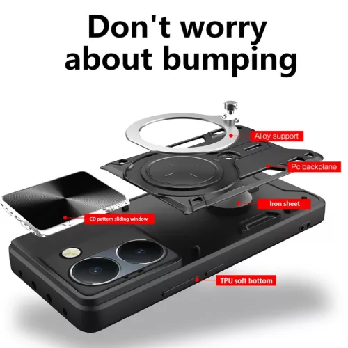 Techsuit - CamGuard Pro - Honor 200 Pro - Fekete tok