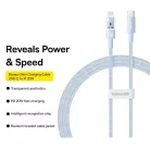 USB-C to Lightning, Gyors töltés 20W, 2m - Galaxy Blue Baseus - Data Cable Gem (P10373001311-01)