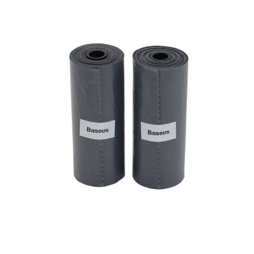 Baseus - (60 darabos) Szemetes zsák Gentleman Stílus (CRLJD-0G) - Szemeteshez, 2 tekercs - Szürke