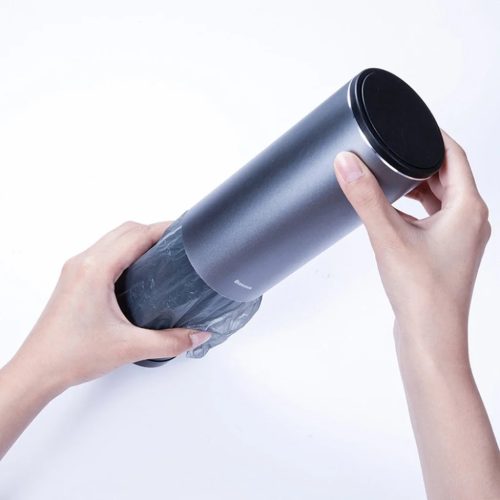 Baseus - (60 darabos) Szemetes zsák Gentleman Stílus (CRLJD-0G) - Szemeteshez, 2 tekercs - Szürke