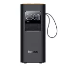 Inflator Pump Super Mini Pro Baseus - kijelzővel, 4000mAh, 50W, Type-C kábel - Fekete