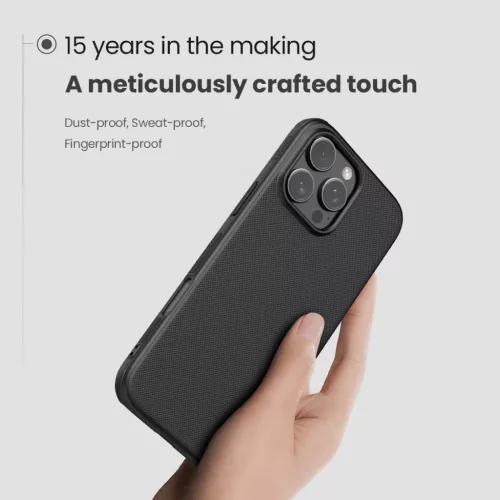 Nillkin Super Frosted PRO hátlapi tok Apple iPhone 16 Pro Sötétzöld