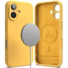 Ringke - Szilikon Mágneses MagSafe - iPhone 16 Plus - Sárga tok