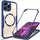 Techsuit - ColorVerse 360 MagSafe sorozat + kijelzővédő - iPhone 13 Pro Max - Kék tok