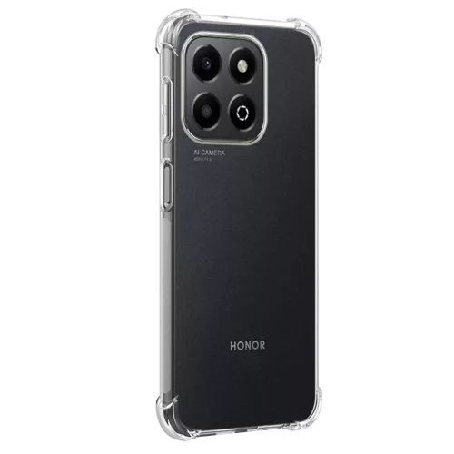 Techsuit - Ütésálló Átlátszó Szilikon - Honor X6b - Átlátszó tok