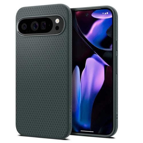 Google Pixel 9 Pro XL Abyss Zöld Spigen Liquid Air Tok