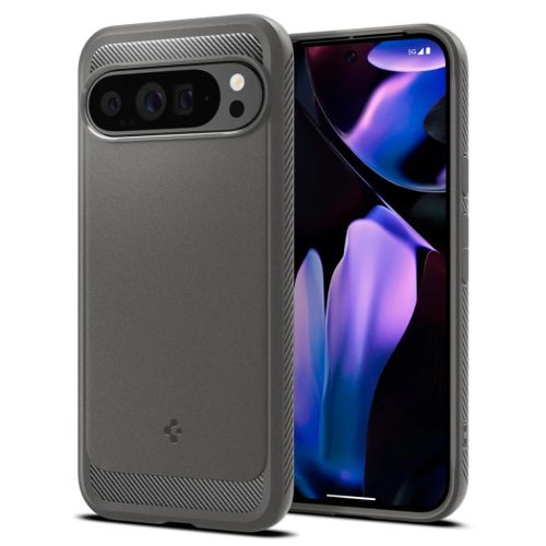 Google Pixel 9 Pro Xl Szürke Spigen Rugged Armor tok