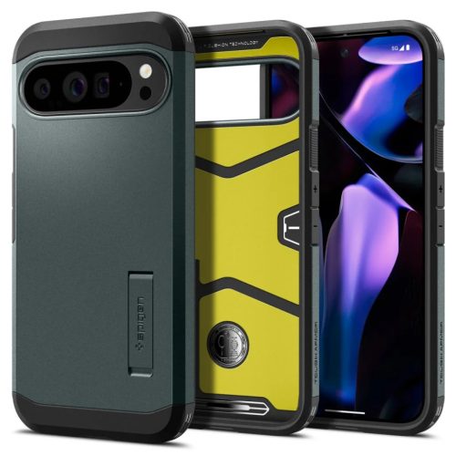 Google Pixel 9 Pro Xl Abyss Green Spigen Tough Armor Tok
