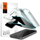 TEMPERED GLASS Spigen GLAS.TR "EZ FIT" 2-PACK IPHONE 15 PRIVACY üvegfólia