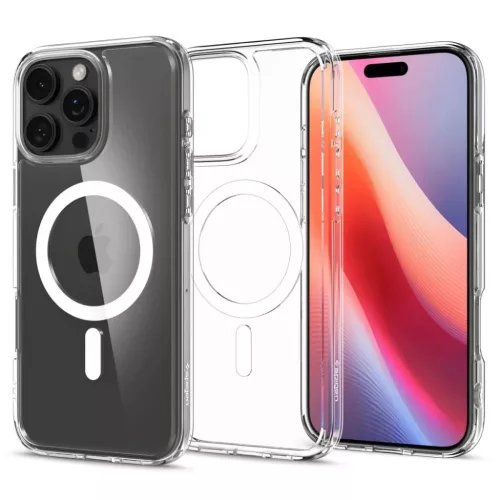 Iphone 16 Pro Fehér Spigen Ultra Hybrid Mag Magsafe tok