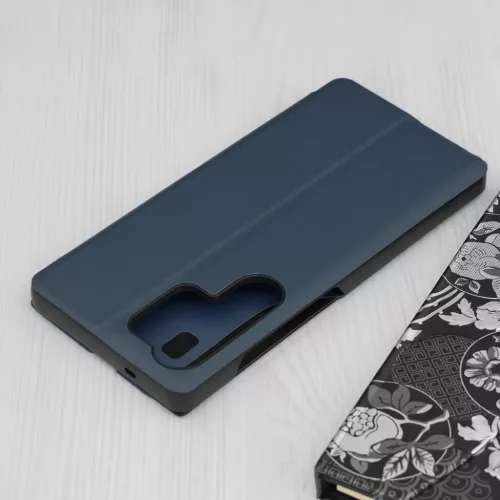 Techsuit - eFold Sorozat - Samsung Galaxy S25 Ultra - Sötétkék tok