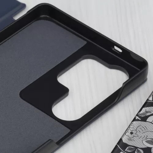 Techsuit - eFold Sorozat - Samsung Galaxy S25 Ultra - Sötétkék tok