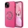 Karl Lagerfeld KLHCP14MSRSGRCF iPhone 14 Plus 6.7" tok, rózsaszín / rózsaszín szilikon RSG