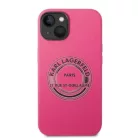 Karl Lagerfeld KLHCP14MSRSGRCF iPhone 14 Plus 6.7" tok, rózsaszín / rózsaszín szilikon RSG