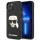 Karl Lagerfeld KLHCP14MKH3DBK iPhone 14 Plus 6.7" fekete / fekete keménytok 3D Rubber Karl's Head tok