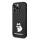 iPhone 14 Pro Max Karl Lagerfeld KLHCP14XSNCHBCK Liquid Silicone Choupette NFT tok fekete